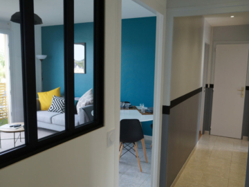 Photo de la décoration d'un appartement en colocation pour un investisseur immobilier