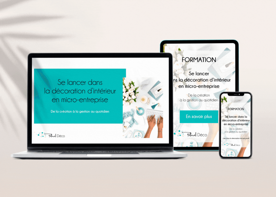 Formations décoration intérieur démarrer activité Pellmell Déco