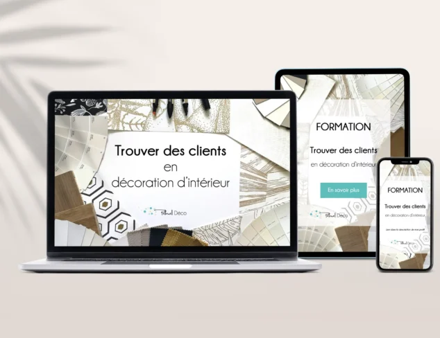 Formation Trouver des clients en décoration d'intérieur Pellmell Déco
