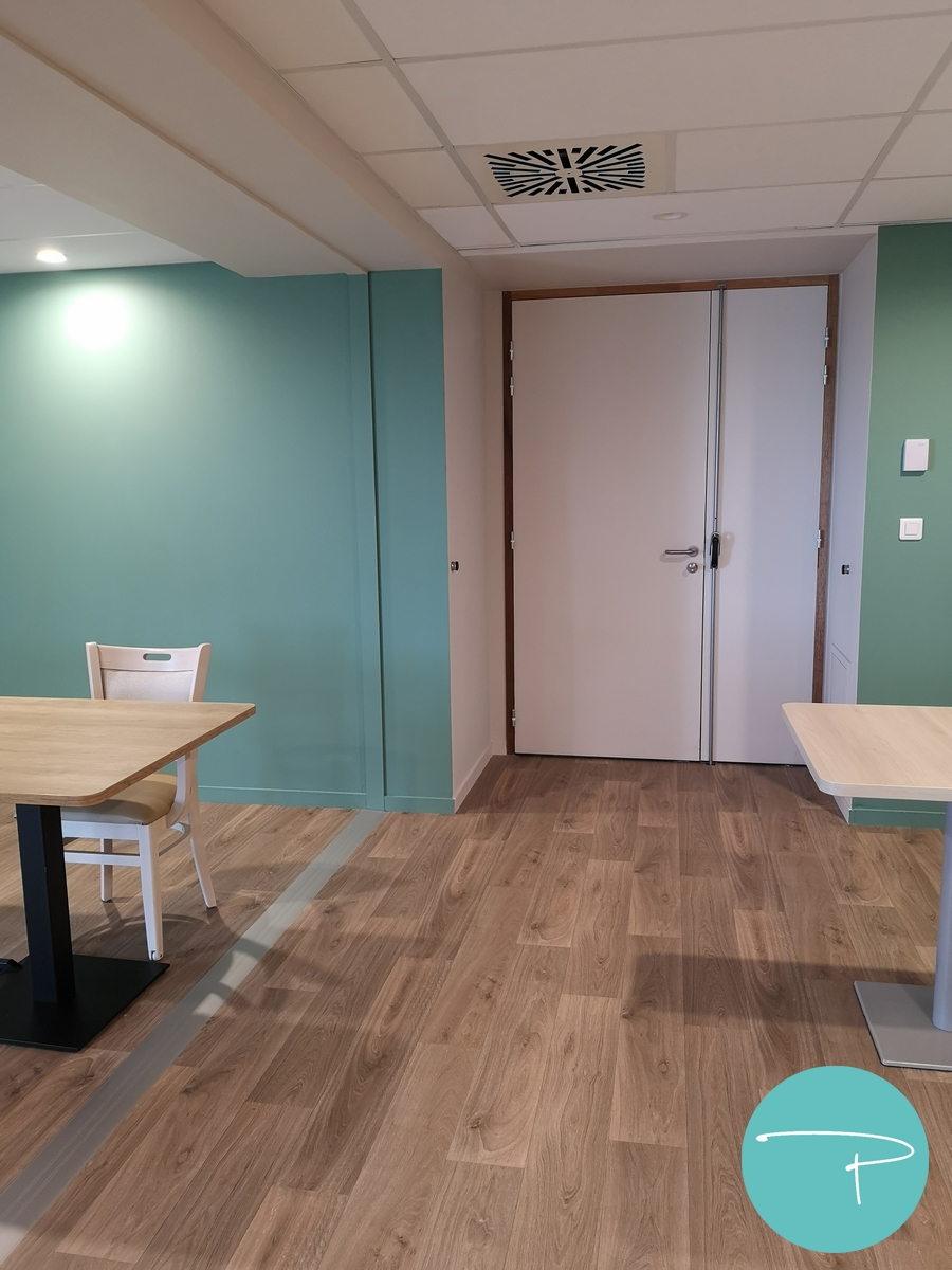 Choix de la polychromie de l'EHPAD - Salle à manger vert