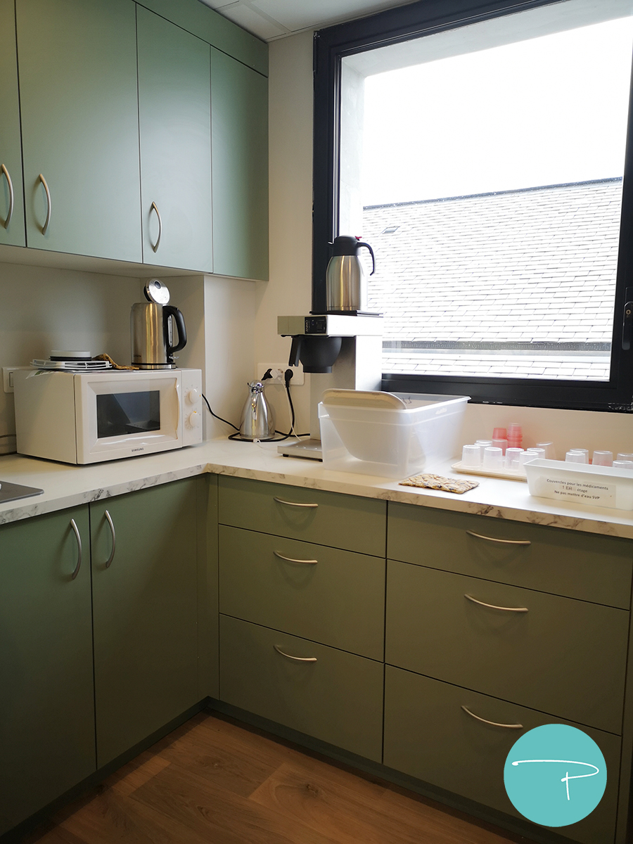 Choix de la polychromie de l'EHPAD - Cuisine office vert