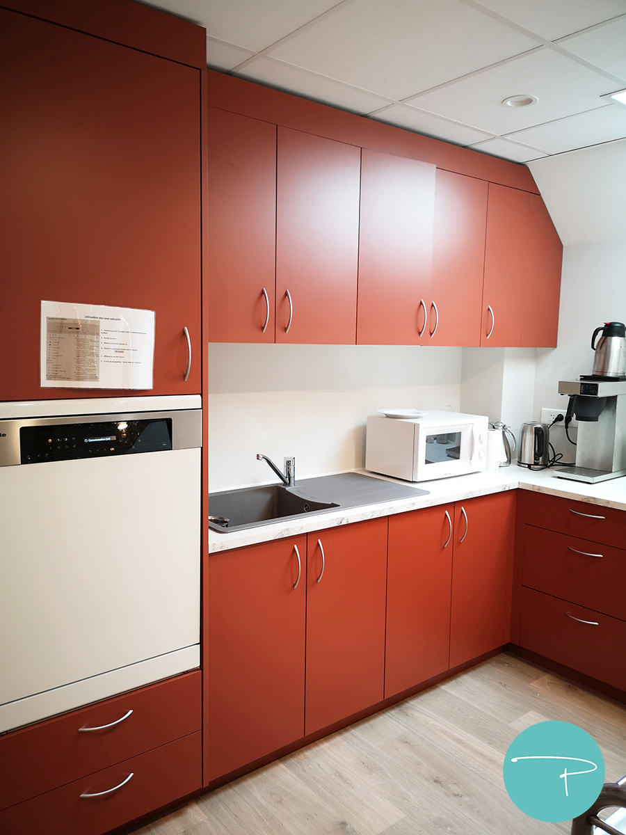 Choix de la polychromie de l'EHPAD - Cuisine office terracotta