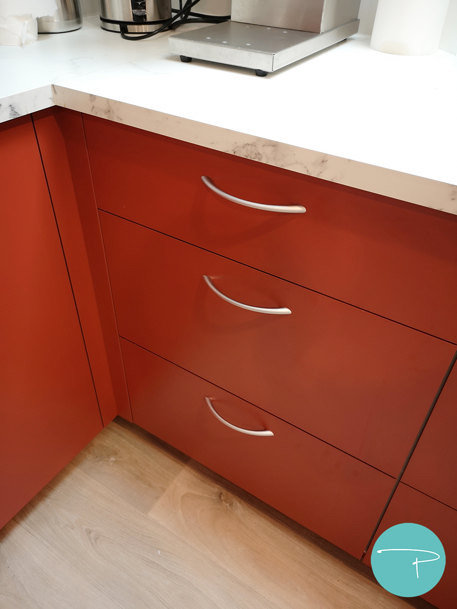 Choix de la polychromie de l'EHPAD - Cuisine office terracotta